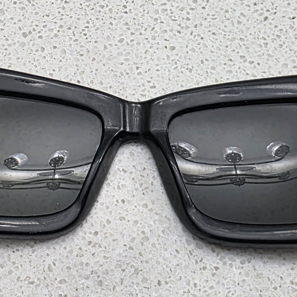 Chloe Black Rectangular Sunglasses - image 3